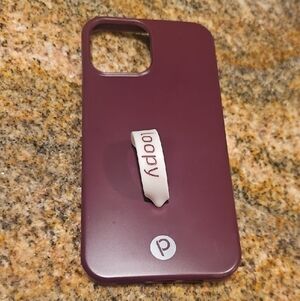 iPhone 12 Loopy Case Plum Phone Case with Loop